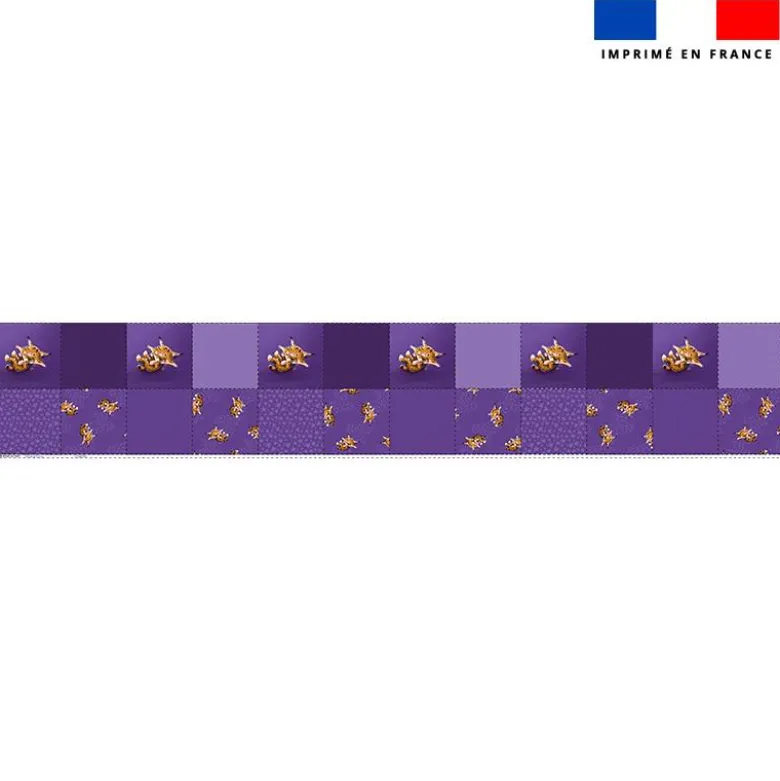 Coupon lingettes lavables motif bébé lynx - Création Stillistic