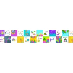 Coupon lingettes lavables motif feuilles tropicales maitresse