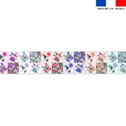 Coupon lingettes lavables motif paradis - Création Lili Bambou Design