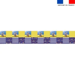 Coupon lingettes lavables motif macareux - Création Stillistic