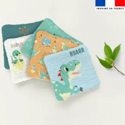 Coupon lingettes lavables motif bébé dino