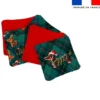 Coupon lingettes lavables motif Teckels de Noël - Création Stillistic