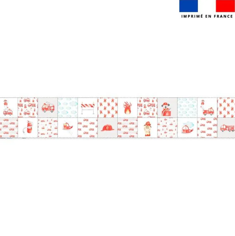 Coupon lingettes lavables motif animaux pompiers