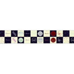 Coupon lingettes lavables motif signe de l'eau - Création Lili Bambou Design