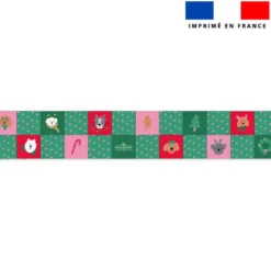 Coupon lingettes lavables motif chien de Noel