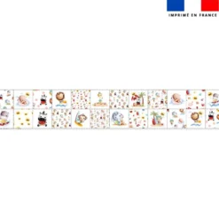 Coupon lingettes lavables motif animaux d'été