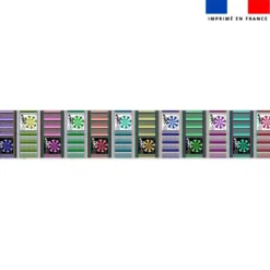 Coupon lingettes lavables motif cirque - Création Lili Bambou Design