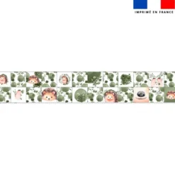 Coupon lingettes lavables motif choupisson aquarelle