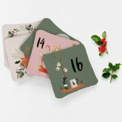 Coupon lingettes lavables motif Noël Scandinave