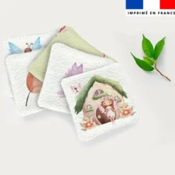 Coupon lingettes lavables motif fées