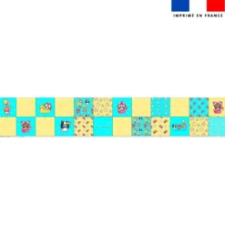 Coupon lingettes lavables motif chien à la playa - Création Jolifox