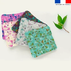 Coupon lingettes lavables motif air de printemps - Création Lili Bambou Design
