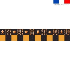 Coupon lingettes lavables motif Noël pain d'épices - Création Stillistic
