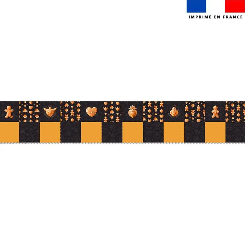Coupon lingettes lavables motif Noël pain d'épices - Création Stillistic