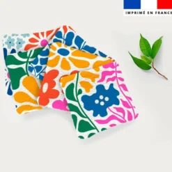 Coupon lingettes lavables motif flowers summer