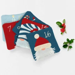 Coupon lingettes lavables motif lutin de Noël
