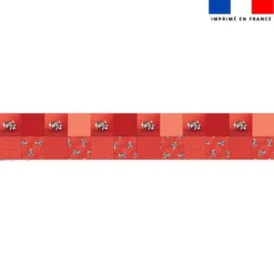 Coupon lingettes lavables motif bébé raton - Création Stillistic