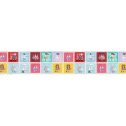 Coupon lingettes lavables motif poupée rétro - Création Lita Blanc