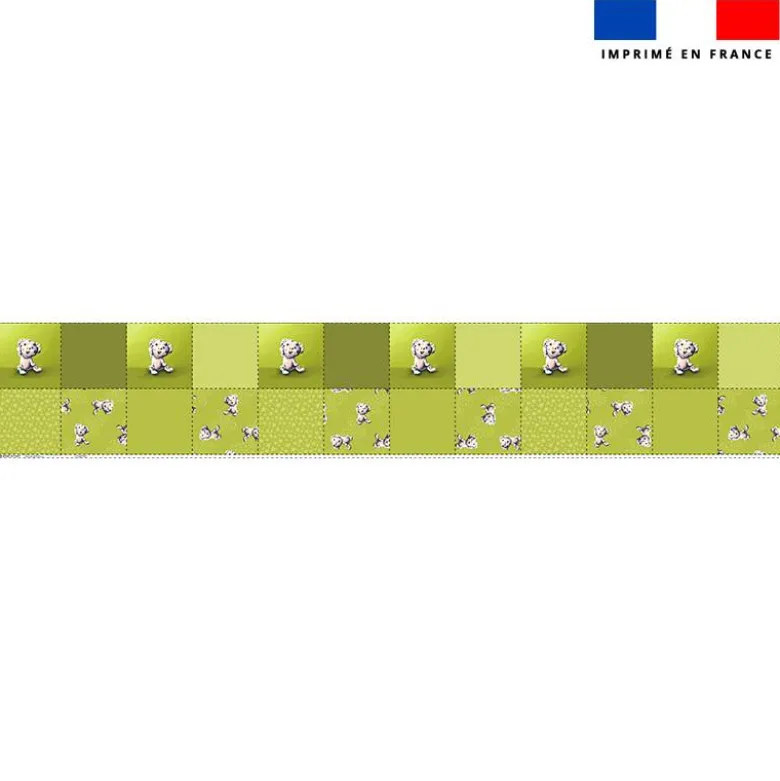 Coupon lingettes lavables motif bébé dalmatien - Création Stillistic