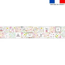 Coupon lingettes lavables motif AESH flower