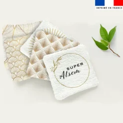 Coupon lingettes lavables motif atsem gold
