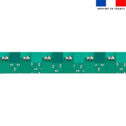 Coupon lingettes lavables motif bébé zèbre - Création Stillistic