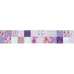 Coupon lingettes lavables motif poisson rose et bleu - Création Lili Bambou Design