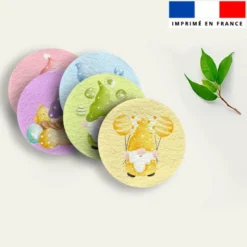 Coupon lingettes lavables motif gnome de Pâques