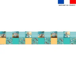 Coupon lingettes lavables motif hippo en vacances - Création Stillistic