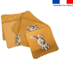 Coupon lingettes lavables motif bébé lapin - Création Stillistic