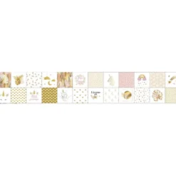 Coupon lingettes lavables motif licorne gold
