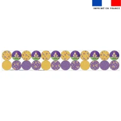 Coupon lingettes lavables rondes motif poule et oeufs de Pâques - Création Stillistic