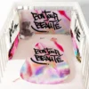 Coupon motif graffiti rose - Gigoteuse et Tour de Lit - Création Alex Z
