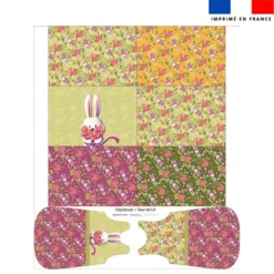 Coupon motif lapin printanier - Gigoteuse et Tour de Lit - Création Stillistic