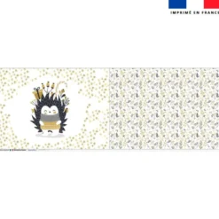 Coupon oreiller imprimé ambiance d'hiver