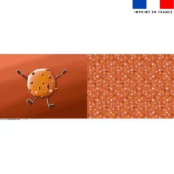 Coupon oreiller imprimé amis ptit déj Cookie - Création Stillistic