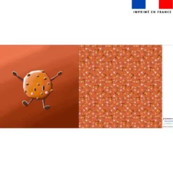 Coupon oreiller imprimé amis ptit déj Cookie - Création Stillistic