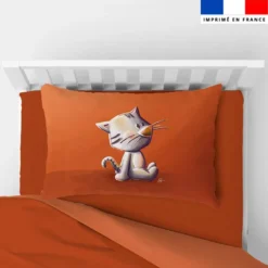 Coupon oreiller imprimé bébé chat - Création Stillistic