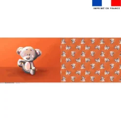 Coupon oreiller imprimé bébé koala - Création Stillistic