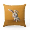 Coupon oreiller imprimé bébé lapin - Création Stillistic
