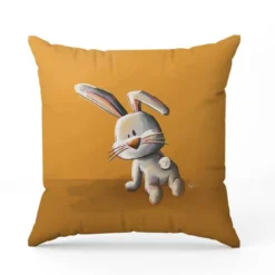Coupon oreiller imprimé bébé lapin - Création Stillistic