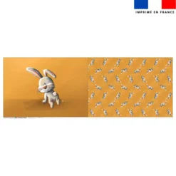 Coupon oreiller imprimé bébé lapin - Création Stillistic