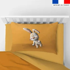 Coupon oreiller imprimé bébé lapin - Création Stillistic