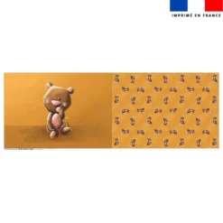 Coupon oreiller imprimé bébé ours - Création Stillistic