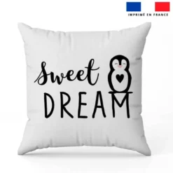 Coupon oreiller imprimé sweet dream