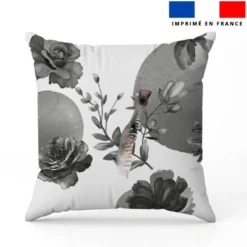 Coupon oreiller imprimé zèbre aquarelle