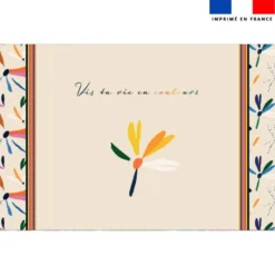 Coupon paréo motif vis ta vie en couleurs