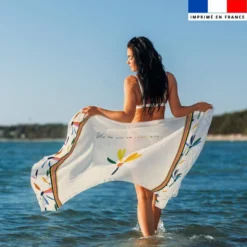 Coupon paréo motif vis ta vie en couleurs