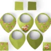 Coupon éponge bavoirs bandana motif bébé renard - Création Stillistic