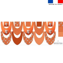 Coupon éponge bavoirs bandana motif bébé koala - Création Stillistic